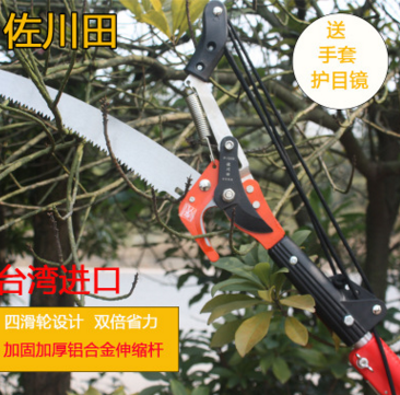 進口園藝伸縮高空剪高枝剪子高空鋸樹枝剪刀修枝剪園林工具高枝鋸