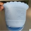 蓮花盆樹脂花盆塑料花盆 批發碗蓮盆水盆栽綠植花盆-送拖盆