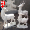 石雕工藝品 漢白玉石雕梅花鹿 園林景觀雕塑 動物雕刻 廠家批發