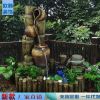 假山流水噴泉 大型歐式假山落地擺件魚池水景 家居陽臺田園擺件