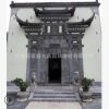 小青瓦筒瓦徽派磚雕門樓明清木雕門樓青磚古瓦照壁墻吻獸翹角脊磚