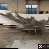 不銹鋼鐵藝楓葉雕塑家居擺件園林景觀裝飾楓葉工程金屬楓葉工藝品