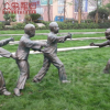 江蘇眾象雕塑制作廠家 現代人物園林景觀雕塑 鑄銅人物雕塑