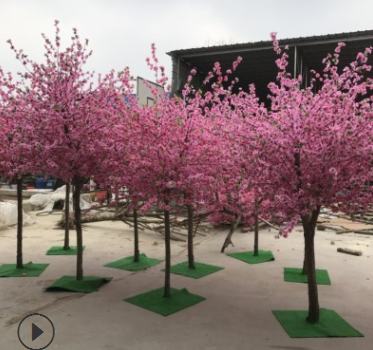 仿真桃花樹假桃花樹大型桃花樹自然造型新年祈愿樹開業慶典活動