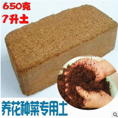 椰磚栽培基質(zhì)營(yíng)養(yǎng)土椰糠磚椰殼磚陽臺(tái)種菜土整塊有機(jī)無菌壓縮土
