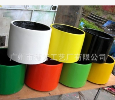 玻璃鋼現(xiàn)代個性化花盆 樹脂黑白條紋裝飾花盆 室內(nèi)插花裝飾花缽