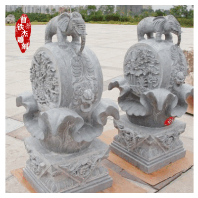 曲陽廠家石獅子大理石仿古門口擺件看門鎮(zhèn)宅辟邪精品石獅子一對