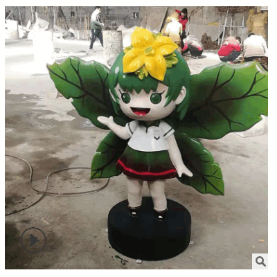 玻璃鋼雕塑定制定做卡通造型1商場美陳裝飾戶外大型商業擺件