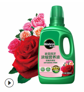 批發美樂棵玫瑰月季營養液250ml 專用濃縮液體肥 桌面盆栽花肥料