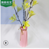 塑料花藍(lán)仿真花插花花器家居擺件裝飾仿瓷花盆彩色花婁批發(fā) 新款