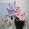 玉蘭枝仿真手感香水玉蘭花園林造景3D玉蘭樹(shù)仿真花插花玉蘭枝新款