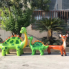 玻璃鋼卡通雕塑小象駱駝北極熊恐龍斑馬長頸鹿創(chuàng)意戶外座椅擺件