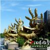 戶外景觀公園林創(chuàng)意雕塑城市廣場大型不銹鋼鳳凰主題雕塑制作廠家