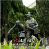 玻璃鋼仿銅人物雕塑景觀園林布秧場景雕塑鑄銅耕種人物雕塑定制做