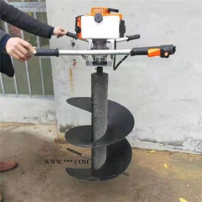園林栽樹挖坑機 二沖程汽油挖坑機 螺旋式挖坑機 手提小型挖坑機