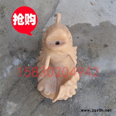 定制            特價晚霞紅魚石雕魚雕刻魚鯉魚漢