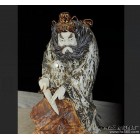 ,十年磨一劍陶瓷公仔景德鎮陶瓷大師瓷陶瓷雕塑工藝擺件石灣金麥