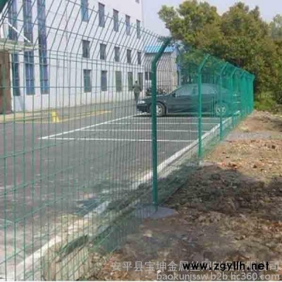 寶坤道路護欄 圍欄網 園林花壇圍網 雙邊護欄現貨  草綠墨綠