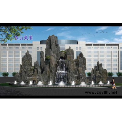 秀山秀水 廠家供應 斧劈石假山