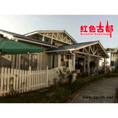 佛山古都特色防腐木屋定制、雙層木屋、度假山莊、景區(qū)別墅