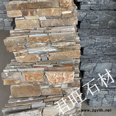 文化石水景背景墻黑色文化石石家莊市高粱文化石