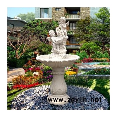 歐式噴泉園林水景觀花園別墅庭院水景客廳流水噴泉室內假山噴泉落地擺設