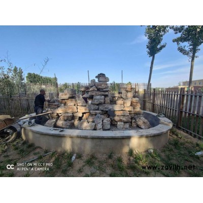 奇石價格 仿制品  水泥塑石駁岸 天津假山