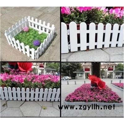 塑料柵欄圍欄庭院花壇菜園插地式白色籬笆室內圣誕裝飾圍欄柵欄片