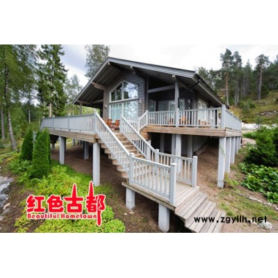 直銷水上木屋別墅、優美景觀木屋、景區、田園、度假山莊適用