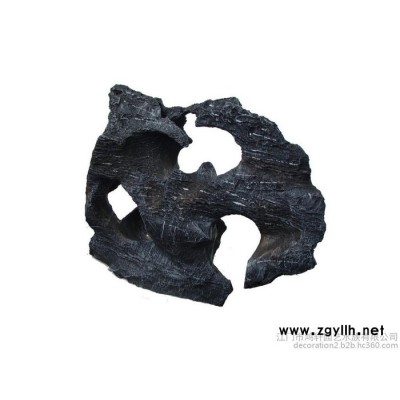 供應樹脂工藝品仿真石頭家居擺件裝飾品-ST61水族造景假山石