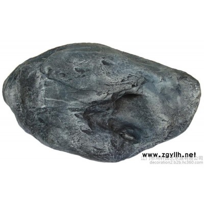 供應仿真石頭黃蠟石人造假石園林造景樹脂擺件工藝品-ST17假山石