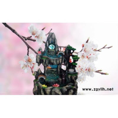 【藝品福人】 饋贈之佳品 流水假山噴泉 家居宜宜然擺件禮品