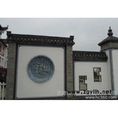 陶瓷燈柱，陶瓷景觀燈，定制陶瓷室外景觀瓷