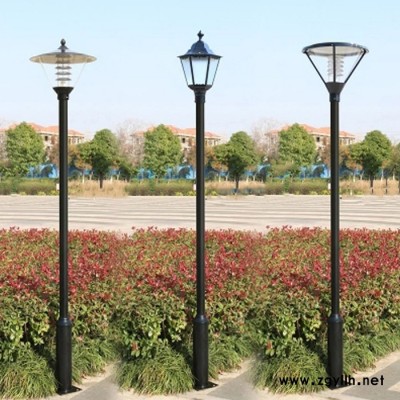 LED戶外3米3.5米庭院燈 戶外LED庭院燈 花園直六角庭院燈