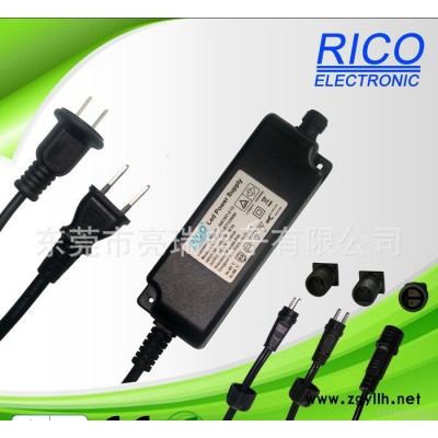 12VDC,36W戶外防水電源，適用于戶外景觀燈，過TUV/PSE認證