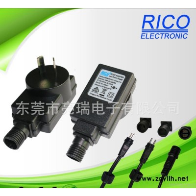 5V1A防水等級IP44澳規(guī)MEPS插墻式電源 適用于戶外草坪燈