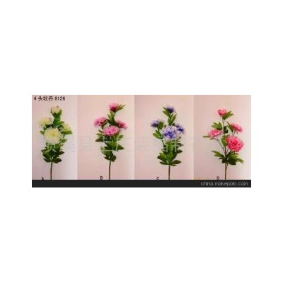 供應絹花、仿真花、牡丹(圖)