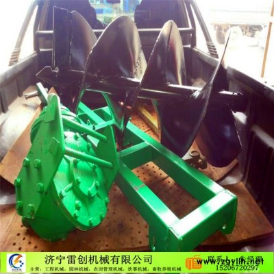 南雄四輪拖拉機后置植樹挖坑機價格
